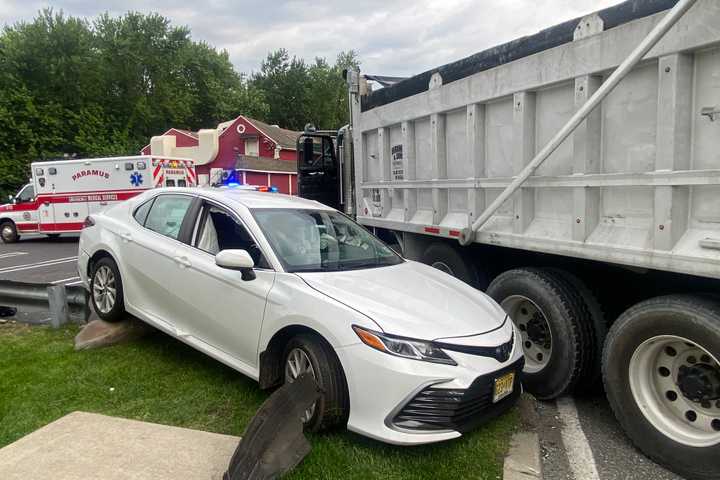 Friday The 13th Chaos: Dump Truck Crash, Car Into Gym Rock Paramus Morning (PHOTOS)