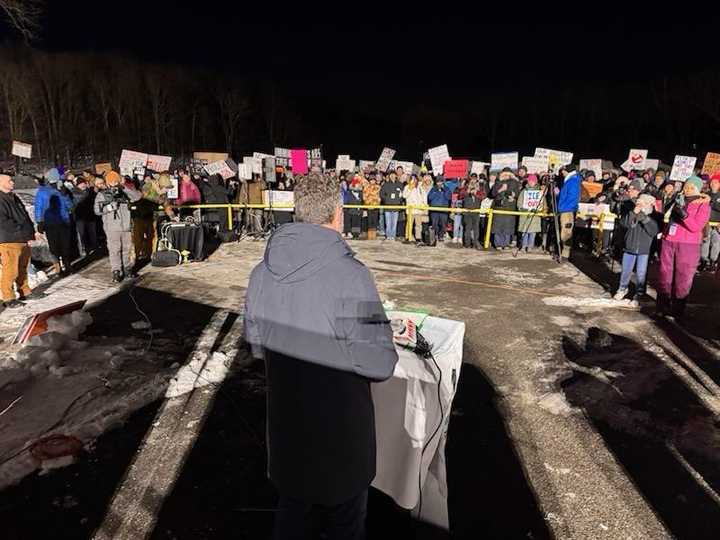 Hundreds Gather To Protest Proposed ICE Facility In Chester: 'Shameful ...