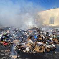 Literal Garbage Fire Sends Norwalk Firefighters Rushing To Put It Out