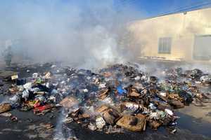 Literal Garbage Fire Sends Norwalk Firefighters Rushing To Put It Out