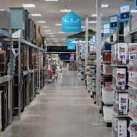 <p>The aisles inside an At Home store in Rapid City, SD.</p>