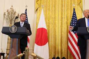 Trump Slaps 25% Tariffs On Japan, South Korea As Global Trade Deals Deadline Nears