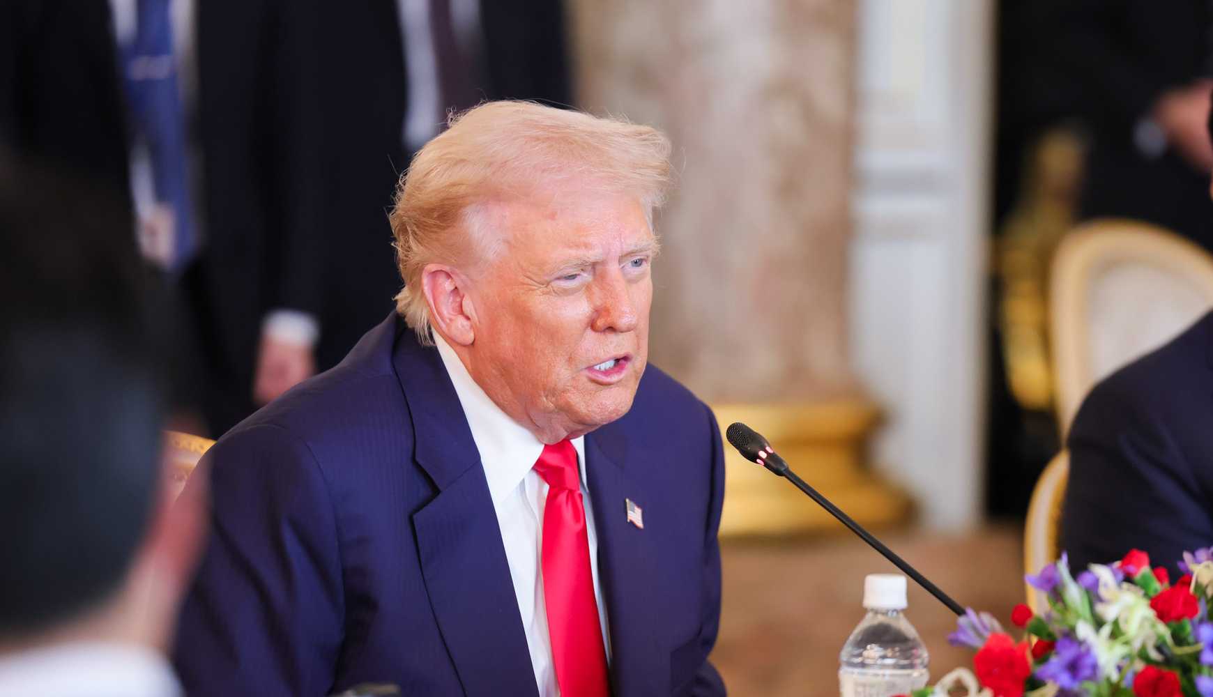 President Donald Trump speaking at a meeting with Japanese Prime Minister Sanae Takaichi in Tokyo on October 28, 2025.
 
President Donald Trump speaking at a meeting with Japanese Prime Minister Sanae Takaichi in Tokyo on October 28, 2025.