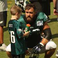 $200K Forged Jason Kelce Memorabilia Scheme Lands Trio Charges: MontCo DA