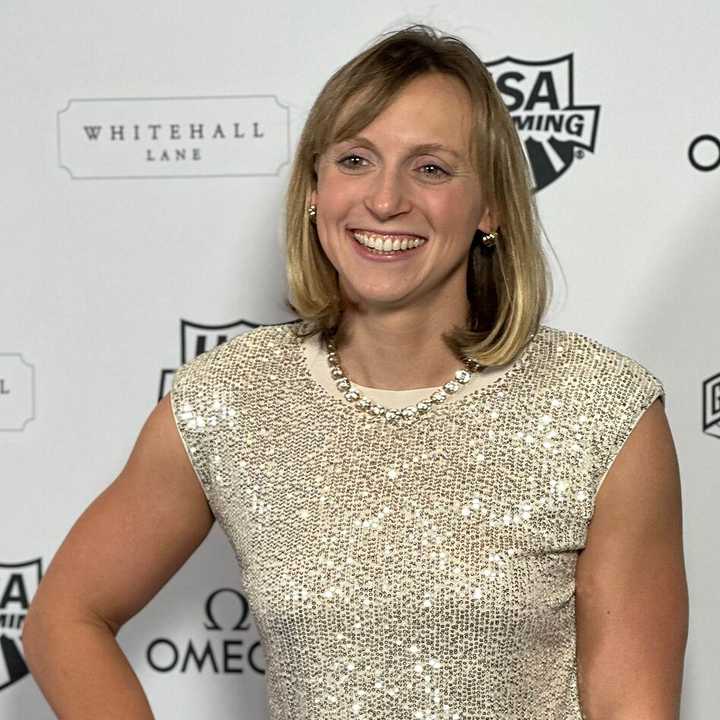 Katie Ledecky at the 2023 Golden Goggle Awards