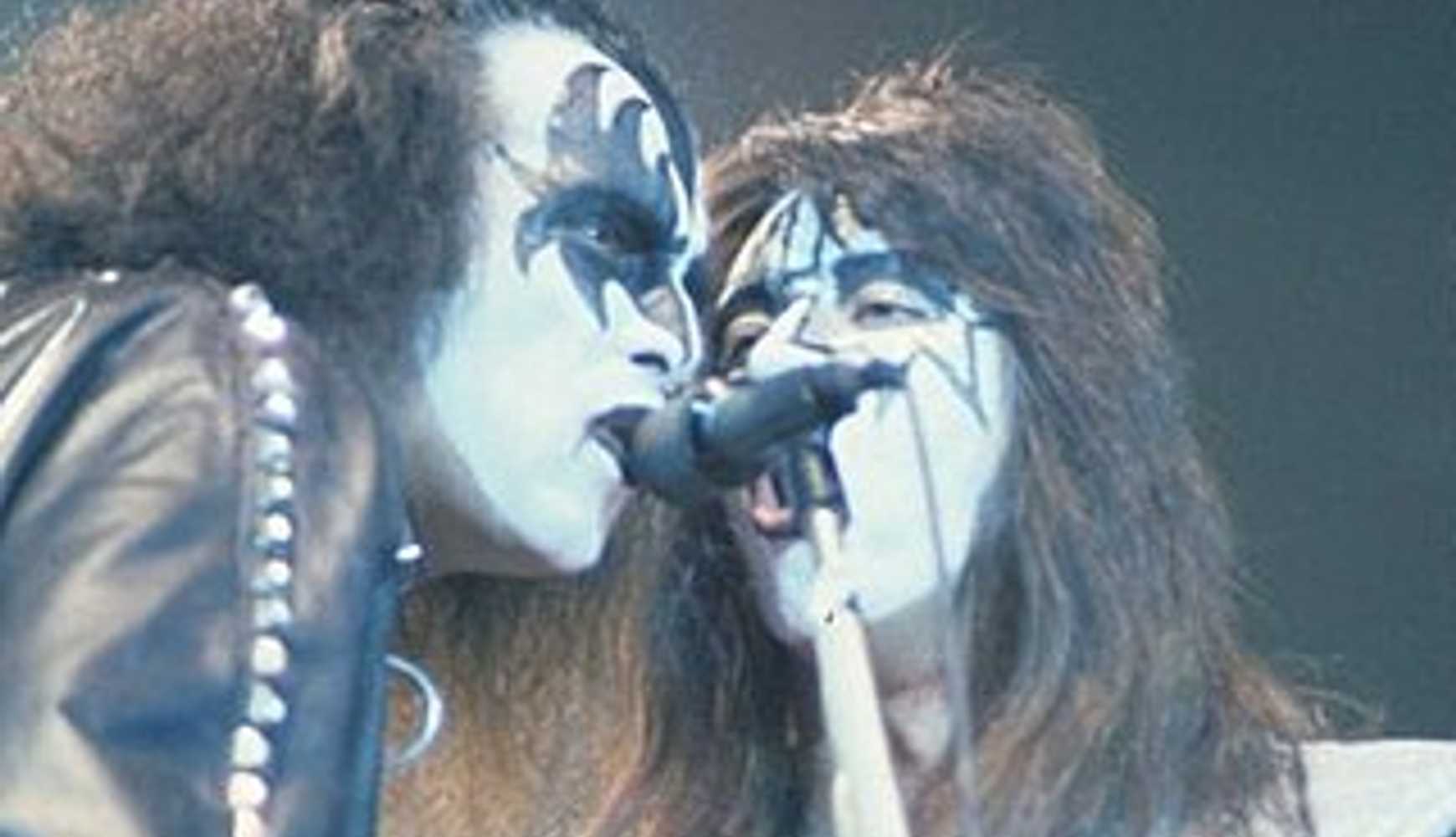 
Ace Frehley, right, performing with Gene Simmons during a 1978 KISS concert in New Haven, Connecticut.
