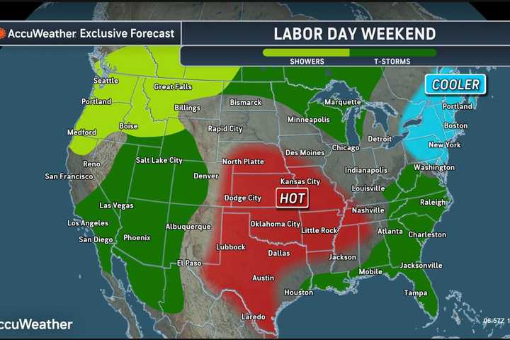 Major Weather Shift Arrives Ahead Of Labor Day Weekend: 5-Day Forecast