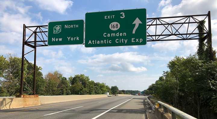 Exit 3 on the northbound side of the New Jersey Turnpike in Runnemede, NJ.
  
