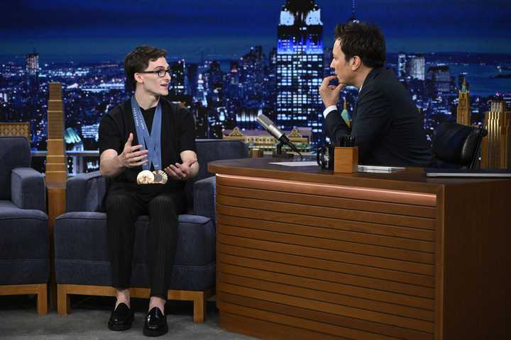 Worcester's Stephen Nedoroscik Unpacks His Paris Olympic Trips For Jimmy Fallon