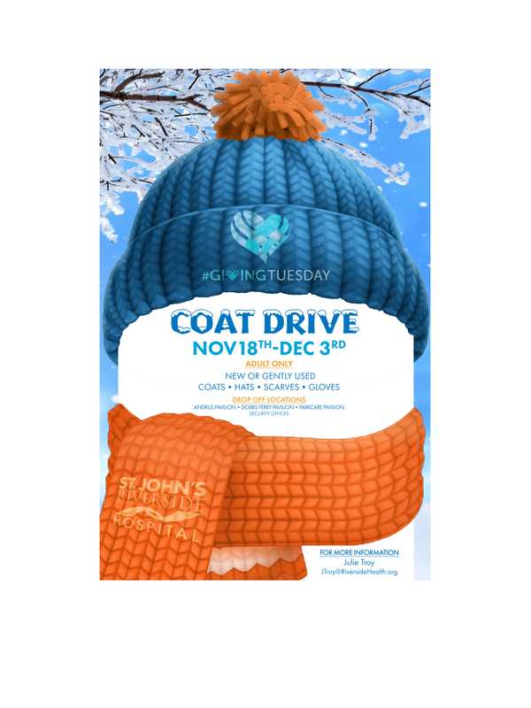 St. John's Riverside Hospital Hosts Coat Drive