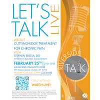 Join SJRH For A Live Discussion About Cutting-Edge Chronic Pain Treatments