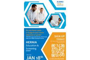 St. John's Riverside Hospital To Host Hernia Screening Event