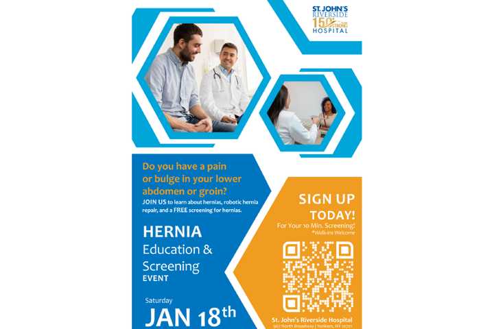 St. John's Riverside Hospital To Host Hernia Screening Event