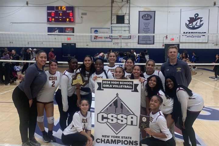 HS Volleyball Team From Yonkers Wins State Championship, Capping Off Remarkable Season