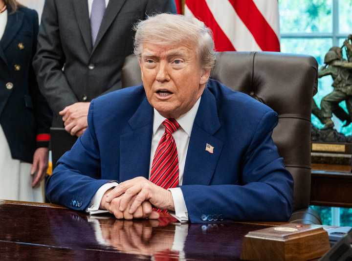 President Donald Trump at the White House on May 23, 2025.