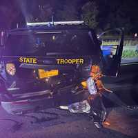 Trooper Hurt After Tesla Slams Into Marked Cruiser On I-495 In Maryland: State Police
