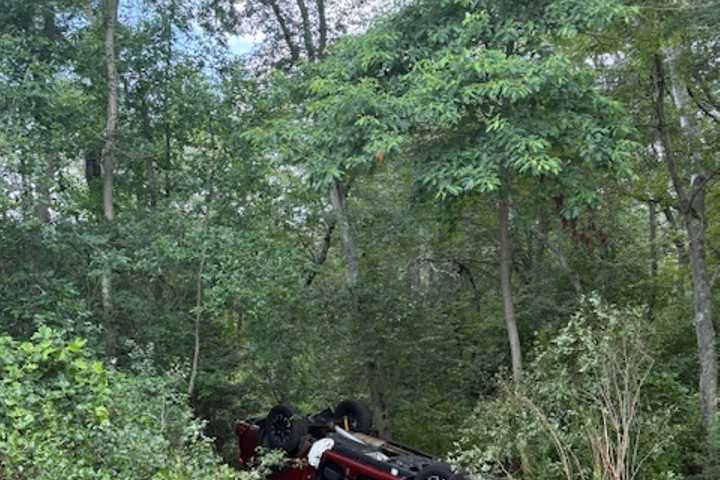DWI Driver Trapped In Car After Severing Utility Pole In Half: Manchester PD