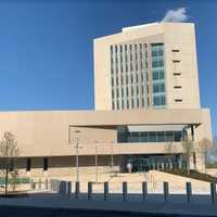 <p>The Sylvia H. Rambo federal court house in Harrisburg, PA </p>