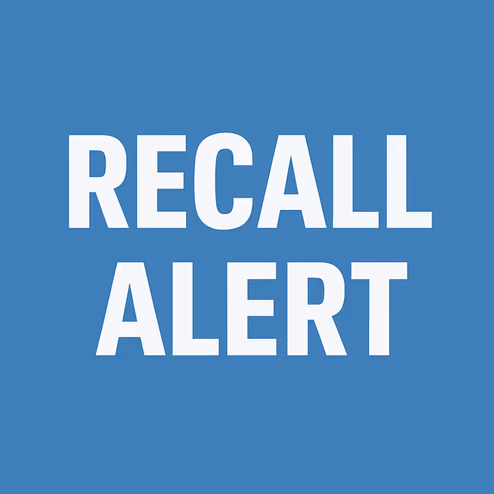 The recall involves two separate products.
