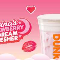 <p>Pop star Sabrina Carpenter and Dunkin' have teamed up in June 2025 for the singer's newest drink called Sabrina's Strawberry Dream Refresher.</p>