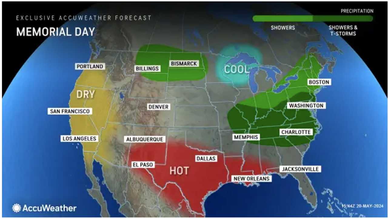 Memorial Day Outlook Released Here's What To Expect For Unofficial