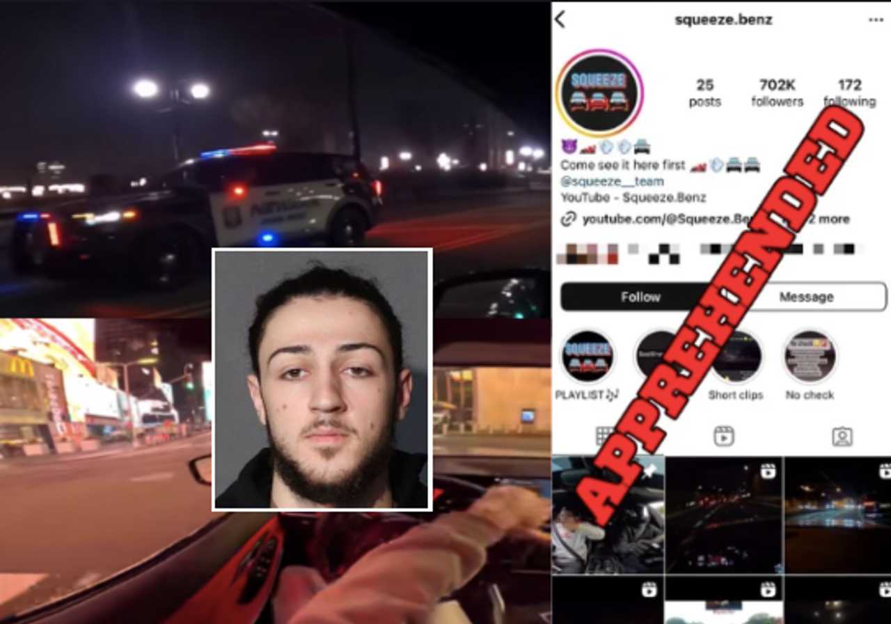 Videos Show Street Racer Taunting Cops With Dangerous Stunts Before