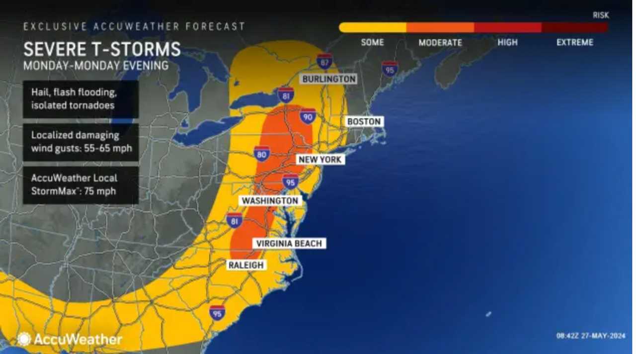 Here's Timing For Line Of Severe Storms With Damaging Wind, Flooding ...