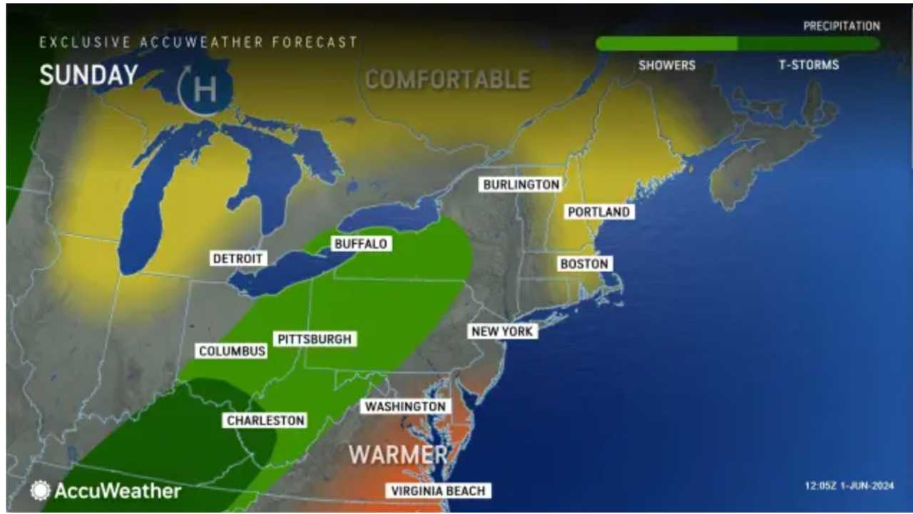 Separate Rounds Of Storms On Track For Region As Weather Pattern 