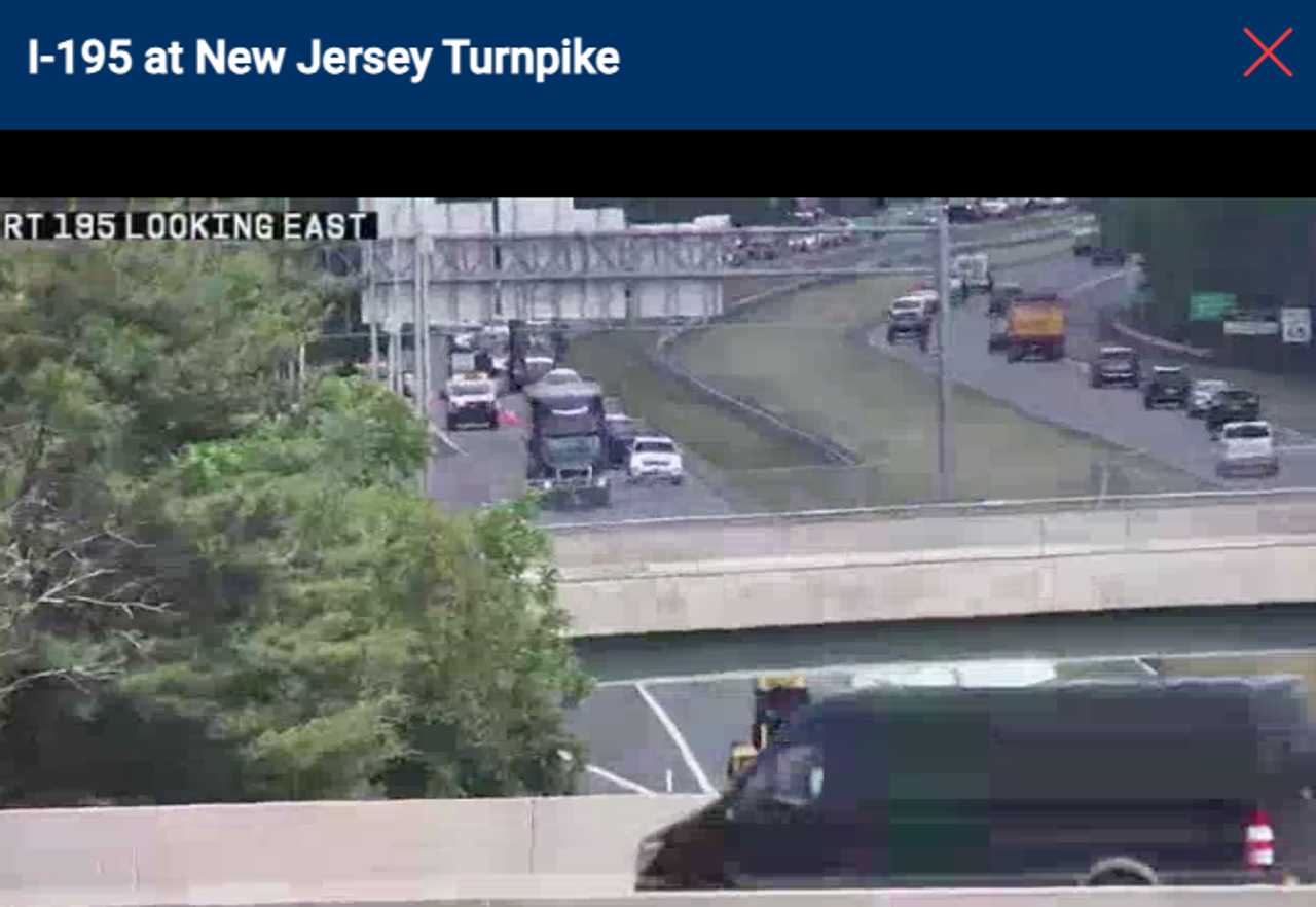 Dump Truck Flips Injuring Driver On I-195 (Updated) Mansfield