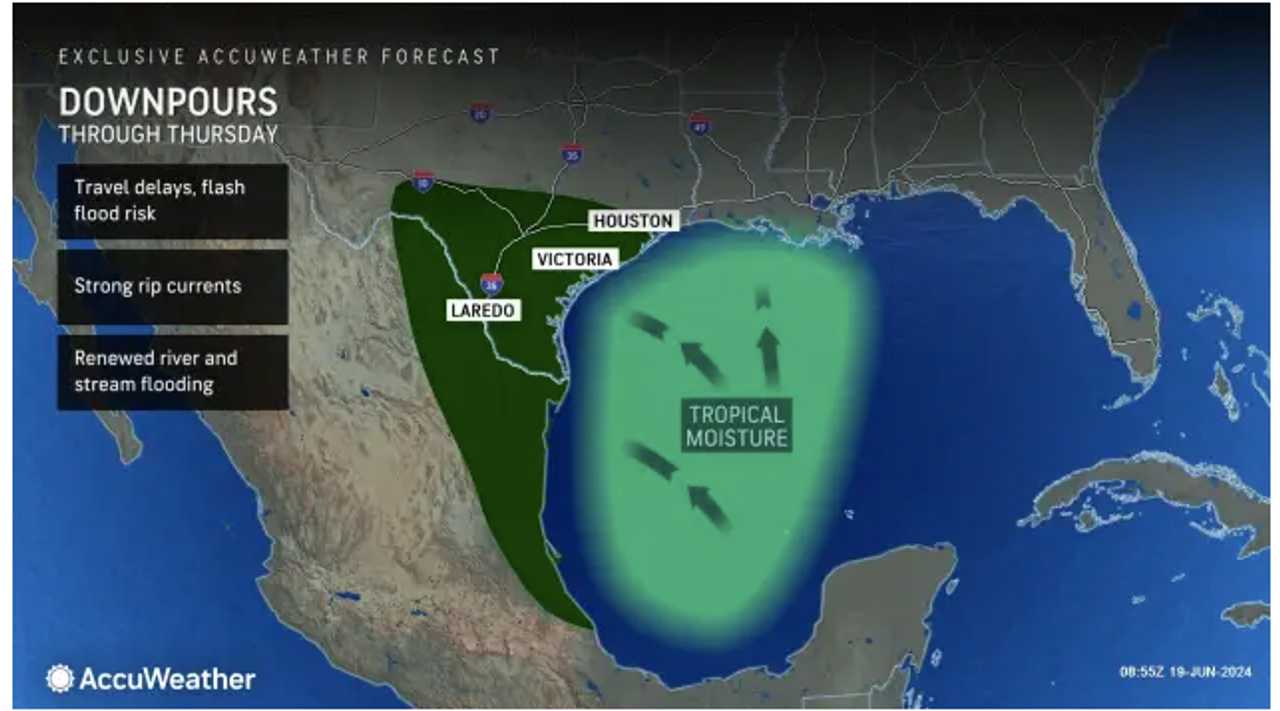 First Named Storm Of 2024 Hurricane Season Forms Meet Alberto Verona