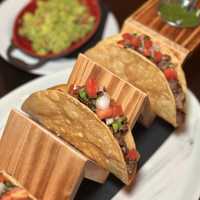 <p>Tacos from The Four Leaves.</p>