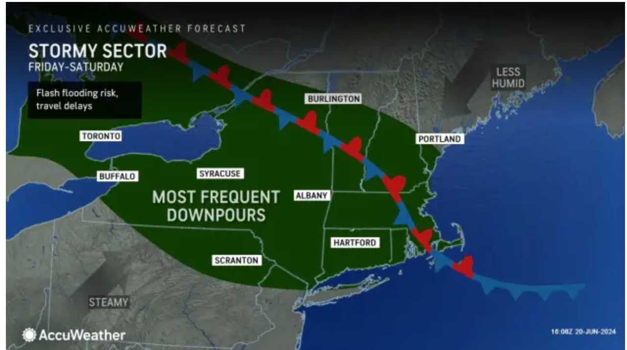 Severe Storms, Frequent Downpours On Track For Region Here's Latest