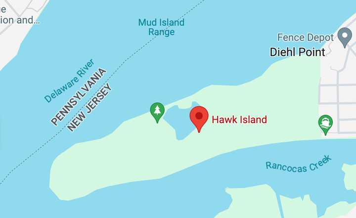 Hawk Island, Delaware River