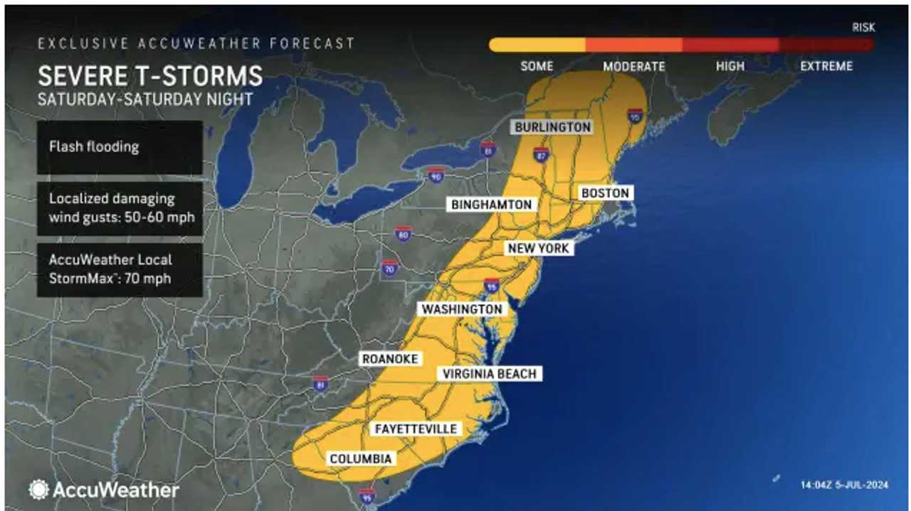 New Round Of Scattered Severe Storms Sweeping Through Region Here's