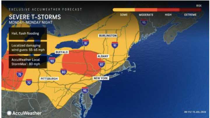 Line Of Severe Storms Now Sweeping Through Region, With More On Way ...