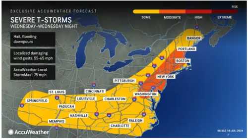 New Line Of Severe Storms Accompanying Cold Front Will Bring Change In ...