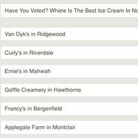 <p>Results from Daily Voice's 2024 Best Ice Cream in North Jersey competition.</p>