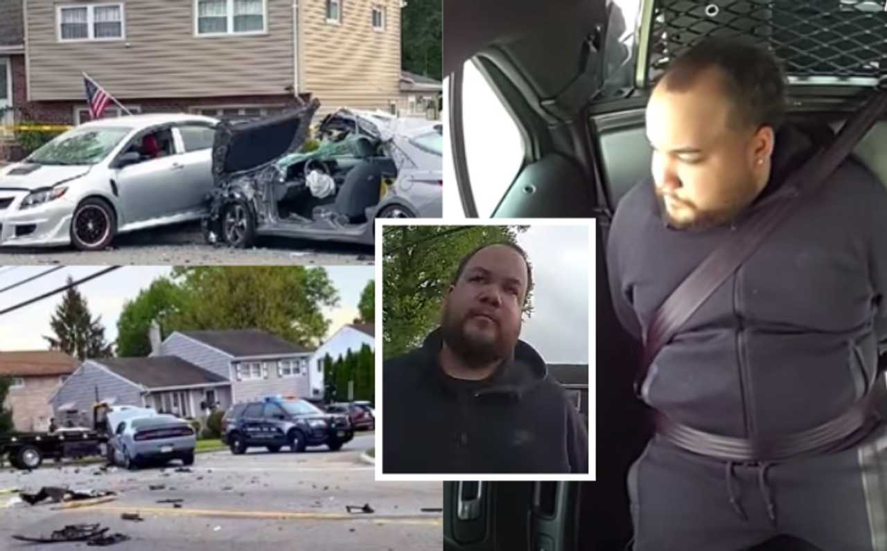 Bodycam Footage Shows Arrest Of DUI Driver In 8-Car Bergen County Wreck ...