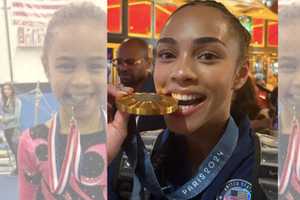 GOLD! New Jersey's Hezly Rivera Medals With Women's Gymnastics Team At Paris Olympics 2024