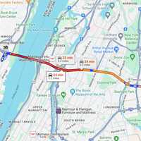 <p>Nyla ran six miles from The Bronx to New Jersey.</p>