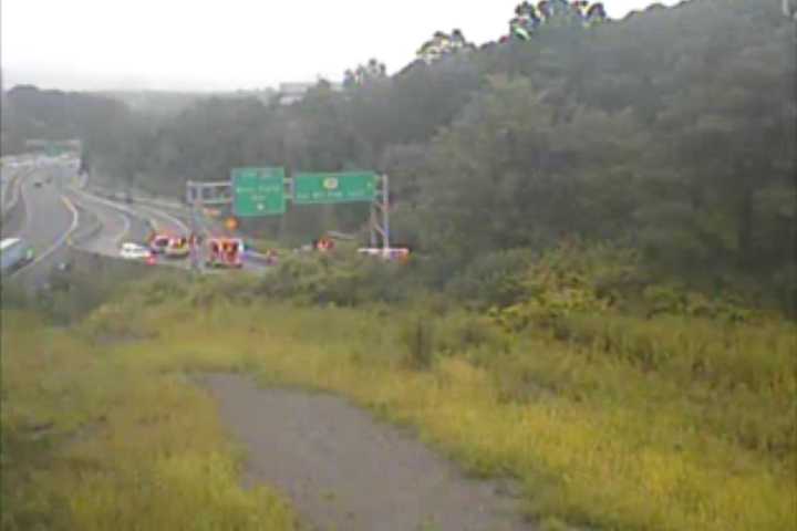 Crash On I-87 Blocks Exit Ramp In Greenburgh