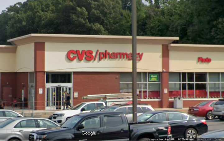 The CVS Pharmacy in Tarrytown at 350 South Broadway (Route 9 ).