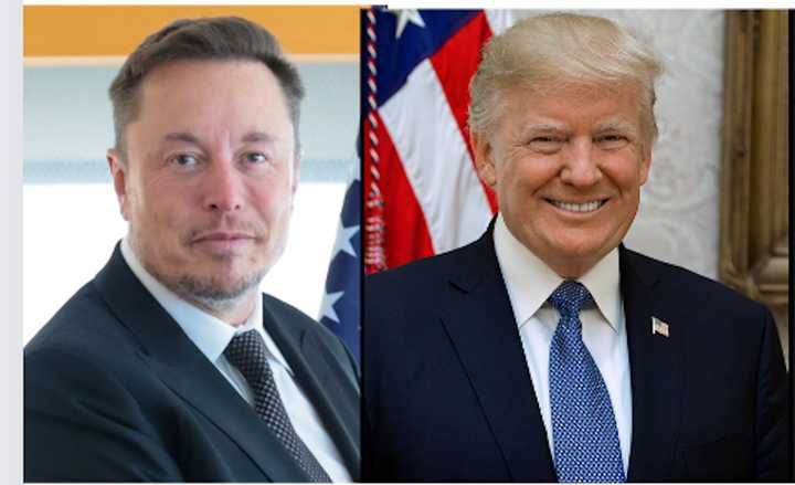 Elon Musk and Donald Trump.