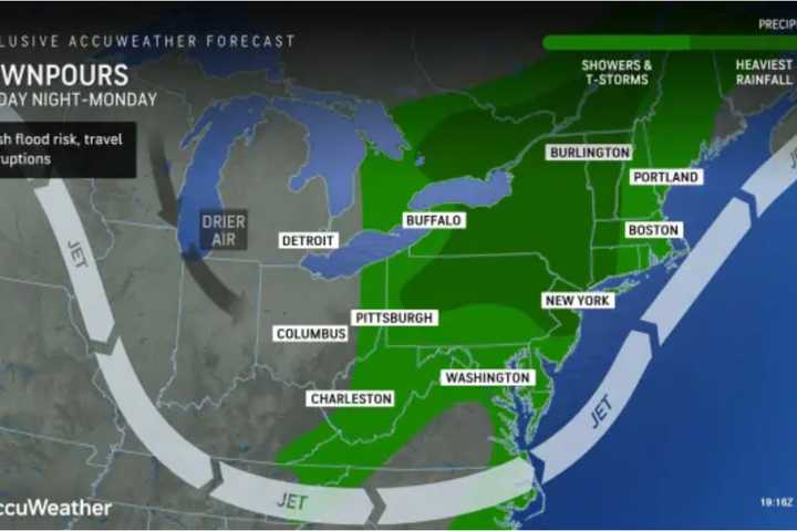 Here's Timing For Severe Thunderstorms With Drenching Downpours That Could Cause Flooding