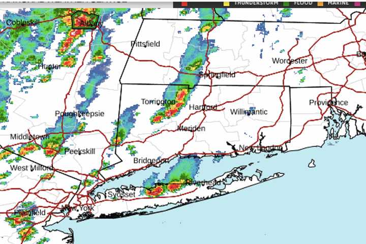 New Round Of Storms Now Moving Through After Parts Of NY Saw Nearly A Foot Of Rainfall