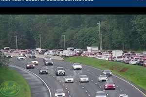 Early-Morning Crash Clogs Garden State Parkway In Woodbridge