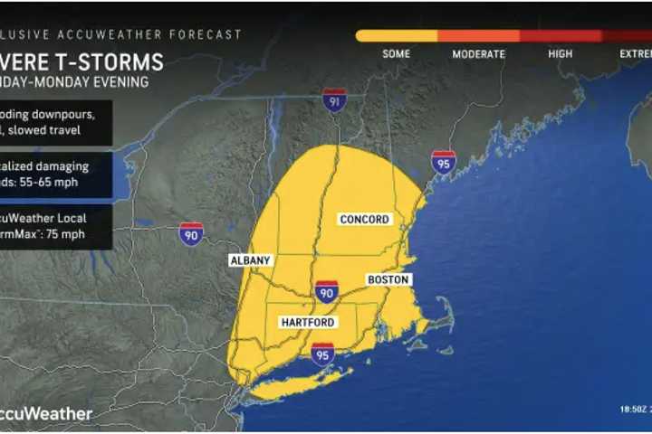 Here's Timing For Separate Rounds Of Strong To Severe Storms Taking Aim At Northeast