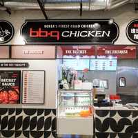 <p>BBQ Chicken at H Mart food hall.</p>