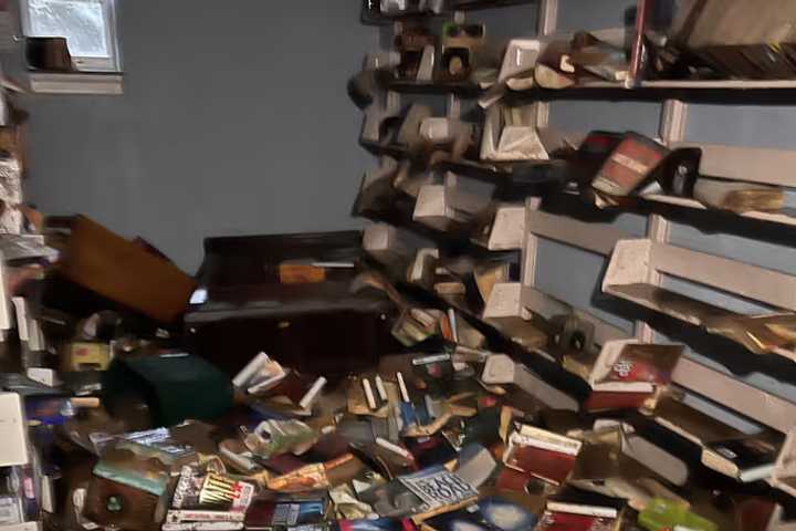 Watch As Floodwaters Burst Through Long Island Library Causing Millions Of Dollars In Damages