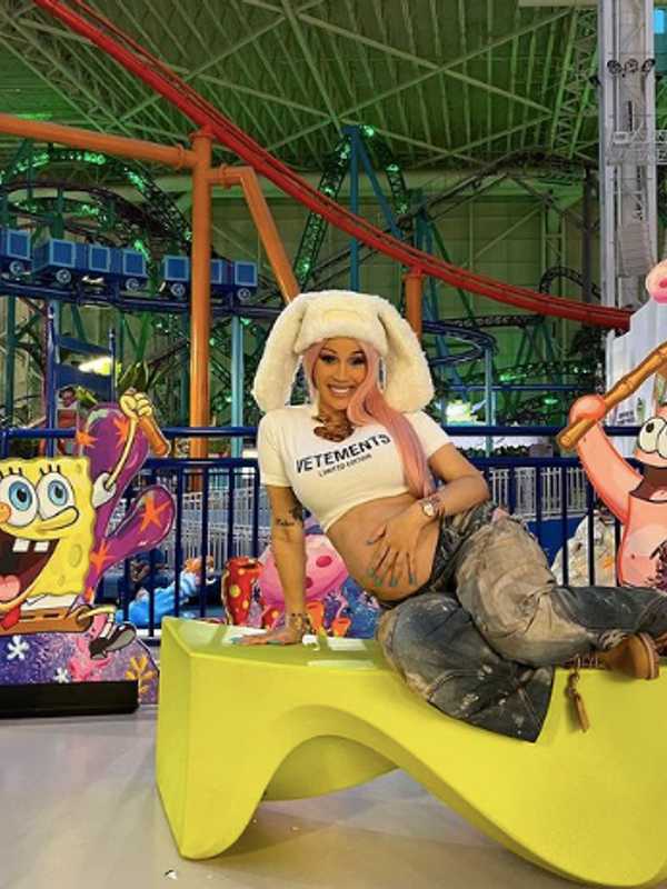 Pregnant Cardi B, Offset Reunite For Son's American Dream Mall Birthday Party